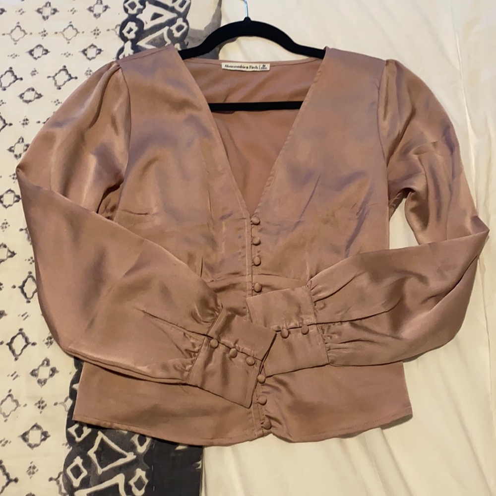 Abercrombie & Fitch satin blouse
